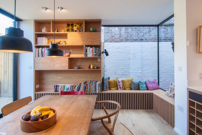 Corner window precedent by MUSTARD Plans