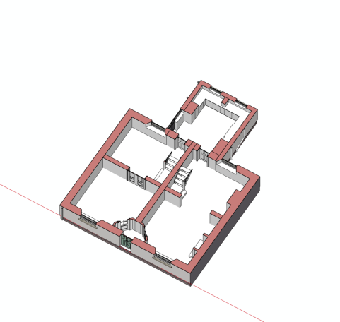 Measured survey and existing plans produced by MUSTARD Plans