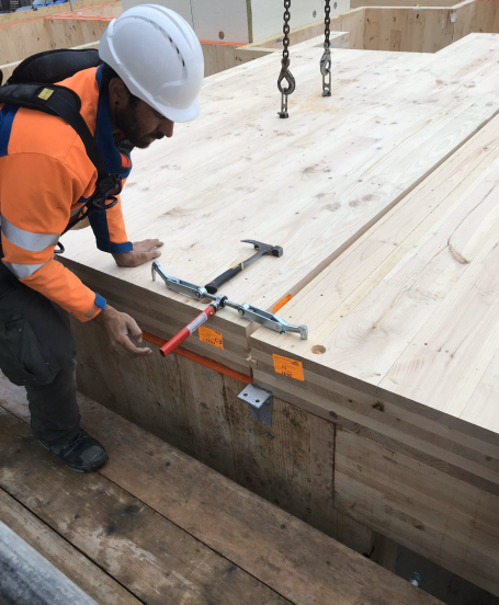 A Cross laminated timber project lead by our Architect Ashley