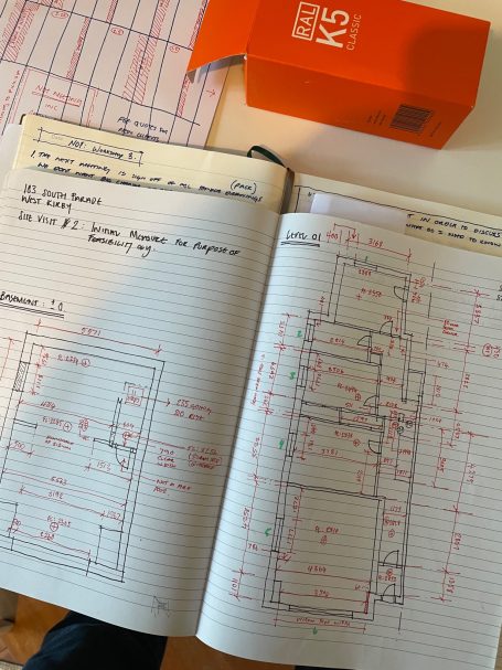 Measure survey the old fashioned way by MUSTARD Plans