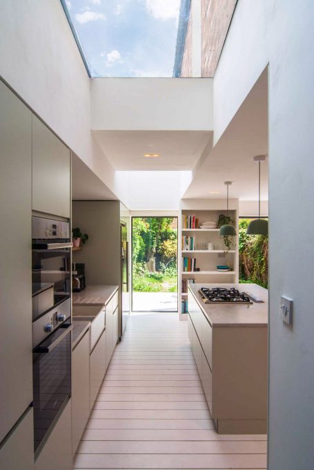 Kitchen design precedent used by MUSTARD Plans