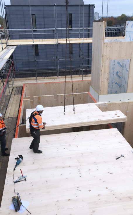 A Cross laminated timber project lead by our Architect Ashley