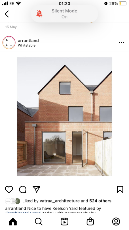 Lovely brickwork precedent used by MUSTARD Plans