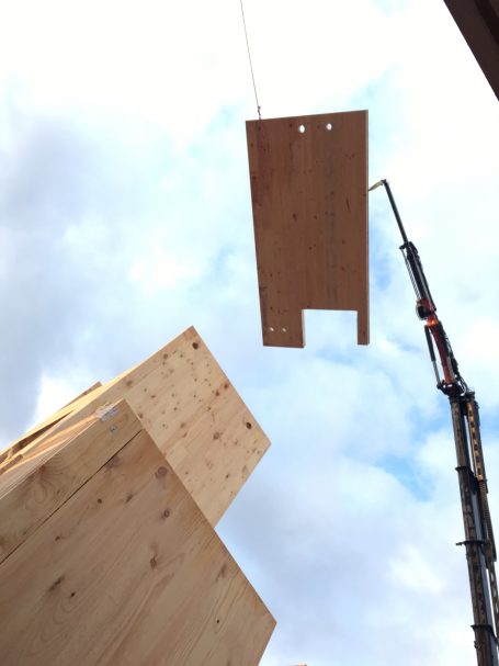 A Cross laminated timber project lead by our Architect Ashley