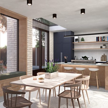 Kitchen extension by MUSTARD Plans