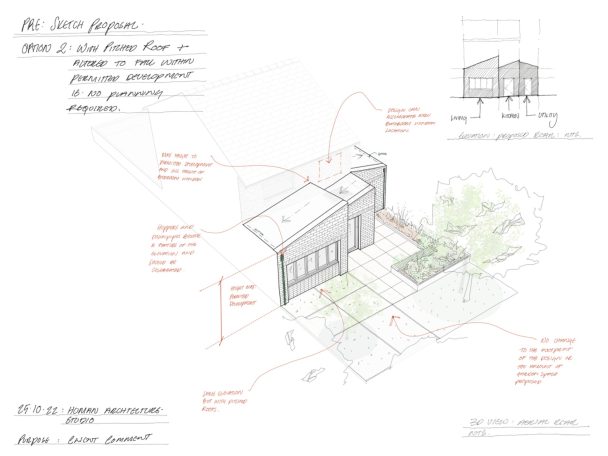 Kitchen utility and garage extension by MUSTARD Plans